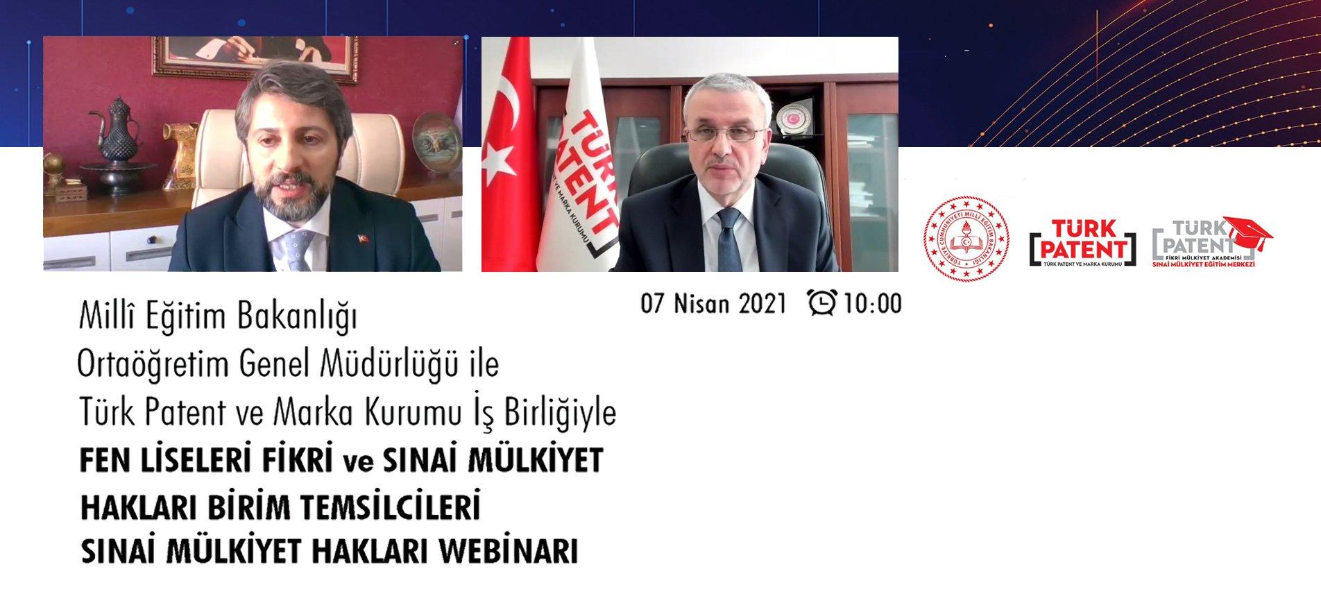 FEN LİSELERİ FİKRÎ VE SINAİ MÜLKİYET HAKLARI BİRİM TEMSİLCİLERİNE YÖNELİK EĞİTİM