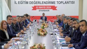 BAKAN YUSUF TEKİN, DİYARBAKIR İL EĞİTİM DEĞERLENDİRME TOPLANTISI'NA KATILDI